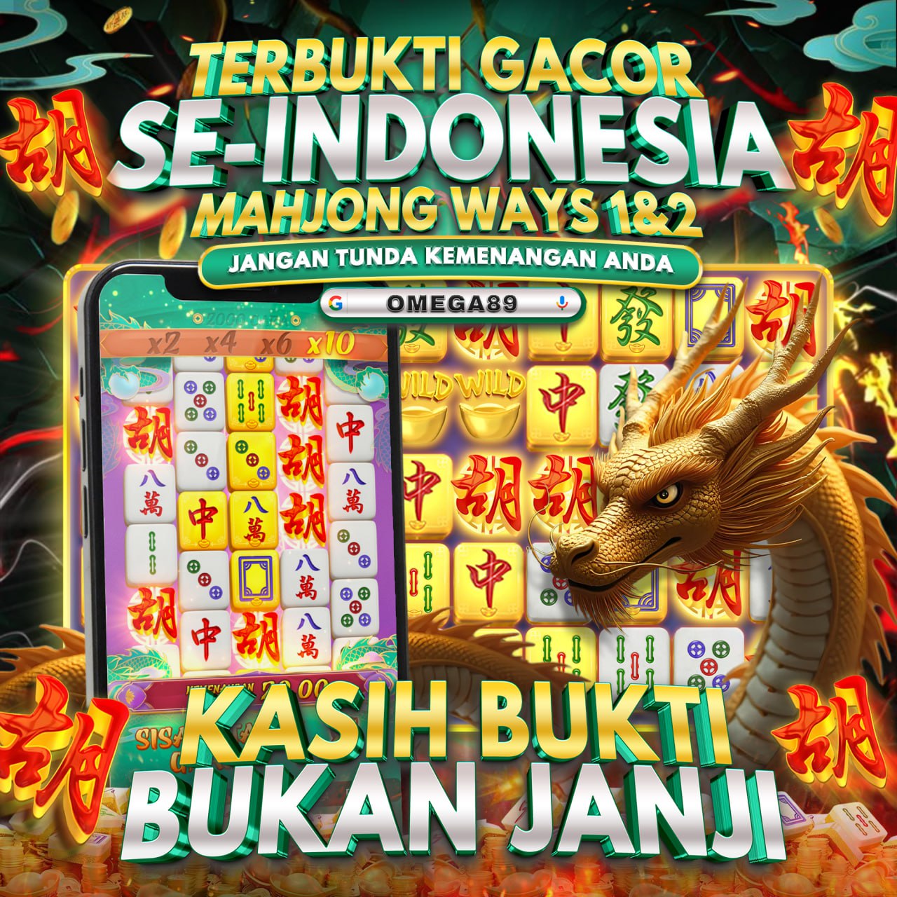 OMEGA89 Berkolaborasi Bersama Gates of Olympus 1000X dan Mahjong ways 3 Untuk Menciptakan Dunia ideal